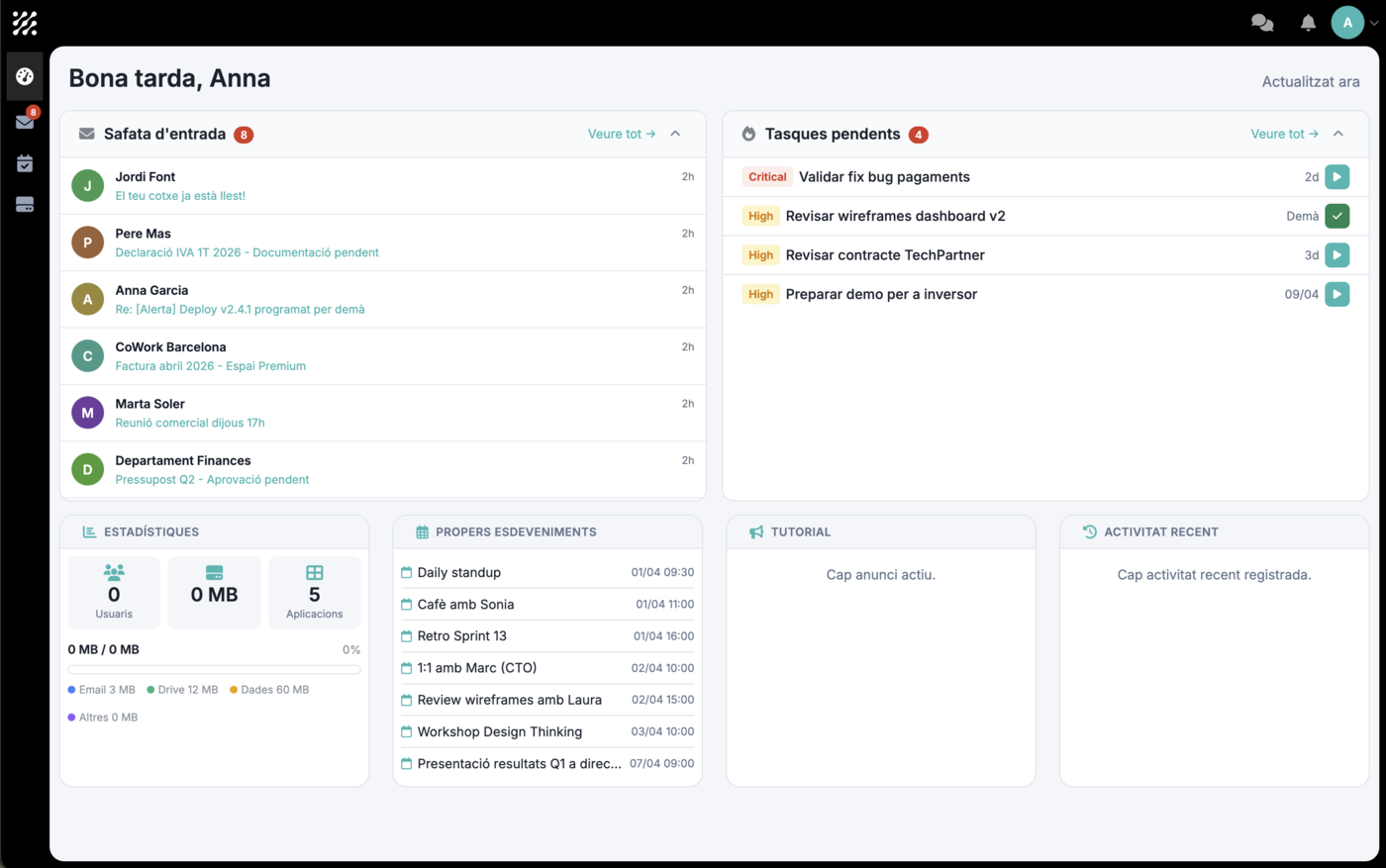 Intrabase Dashboard